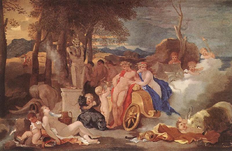 Bacchus and Ceres with Nymphs and Satyrs, Bourdon, Sebastien